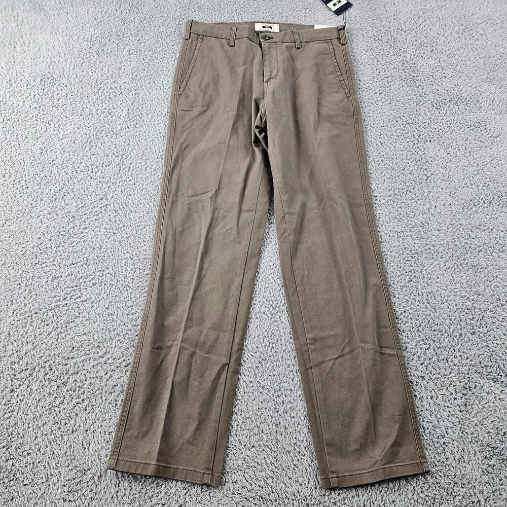 Joseph Abboud Pants 32x32 Khaki Brown Chino Comfort Stretch Preppy Casual NWT